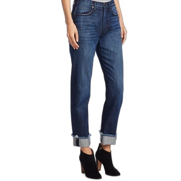 Joie Jeans Size 26 Blue Josie Straight Leg Raw Hem - Picture 10 of 10